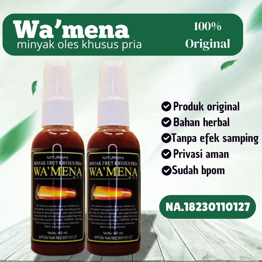 Jual WA'MENA MINYAK HERBAL TRADISIONAL TANPA EFEK SAMPING | Shopee ...