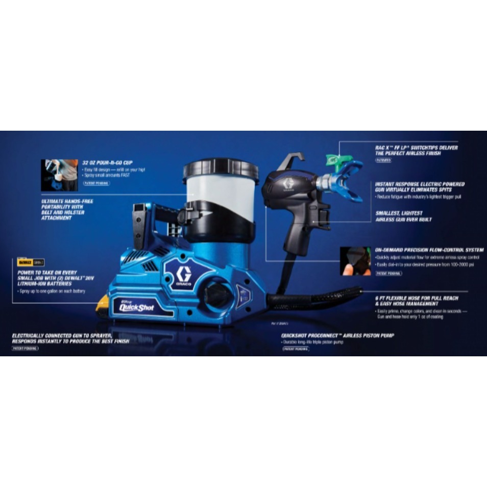 Jual GRACO ULTRA QUICKSHOT Small Job Sprayer ULTIMATE HANDS