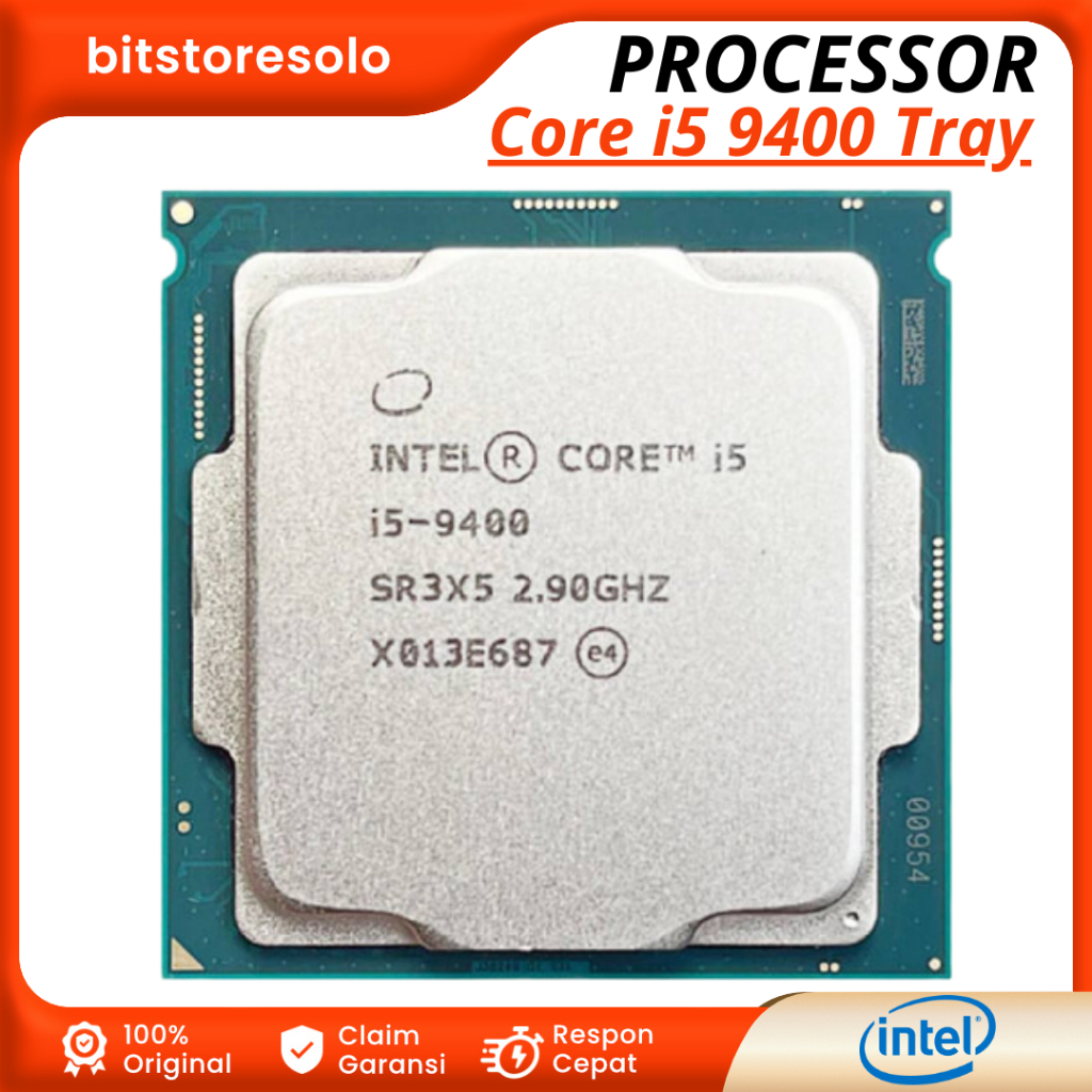 Jual Prosesor Intel Core i5 9400 Tray LGA 1151 - 6 Core 9MB Cache ...