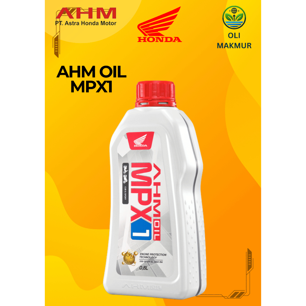 Jual Oli MPX1 800ml AHM Oil MPX 1 0.8L | Shopee Indonesia