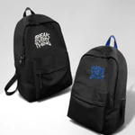 Tas Ransel Laptop Pria Wanita Kanvas Break Everything Backpack Sekolah Kerja Stylish