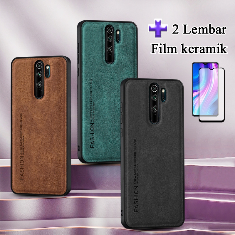 Jual 2 In 1 Case Redmi Note 8 Pro Casing Kulit Premium Dengan Anti ...