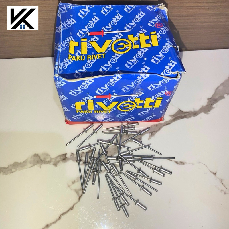Jual (ISI 1000pcs) Paku rivet 435,440 RIVETTI | Shopee Indonesia