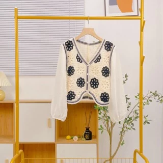 Puffy Blouse Korea Crop Blouse Import Premium BISA