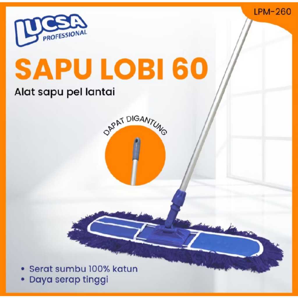 Jual Lucsa Pro - Sapu Lobby Duster 60cm | Lobby Duster Pel Lantai Lobi ...