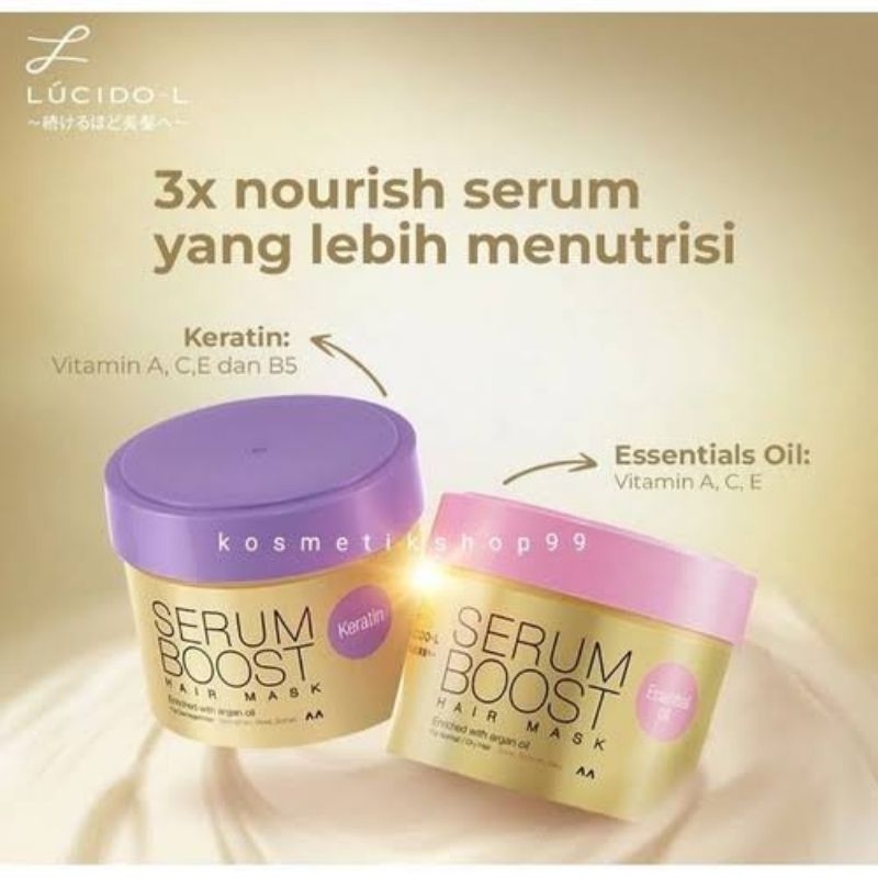 Jual Lucido L Serum Boost Hair Mask Enriched With Argan Oil Jar 250gr ...