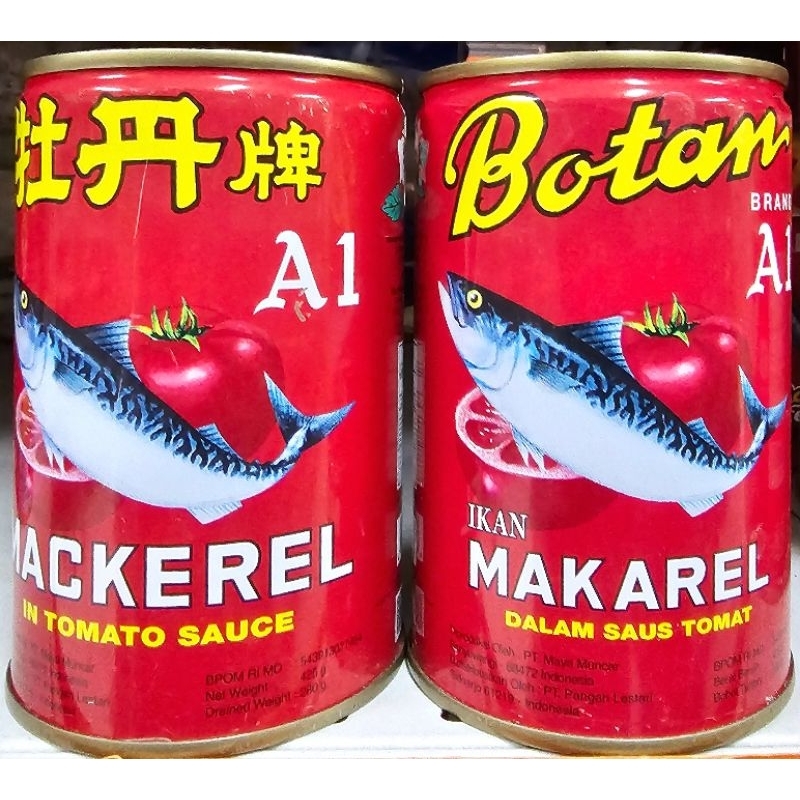 Jual Botan Mackerel Sardines Premium 425g - 1 Kaleng | Shopee Indonesia