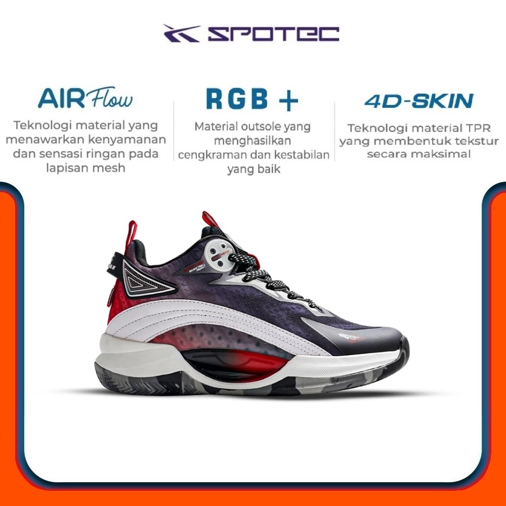 Jual SPOTEC CENTRIST Sepatu Basket Sepatu Olahraga Sepatu