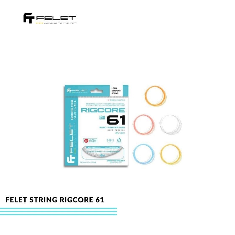 Jual Senar Raket Badminton Felet RigCore 61 Original Product | Shopee ...