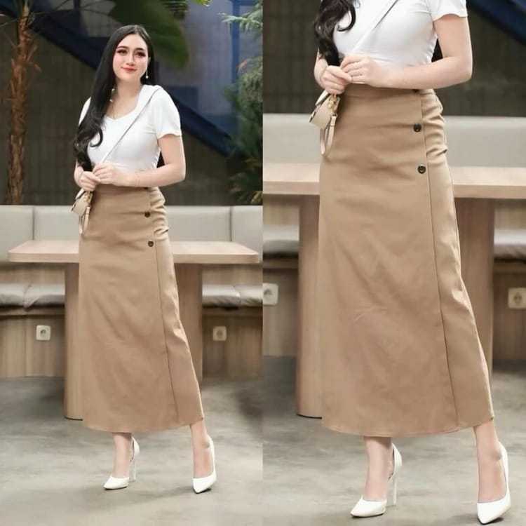 Jual Soul Skirt Rok Wanita Panjang Stretch Remaja Dewasa Viral | Shopee ...