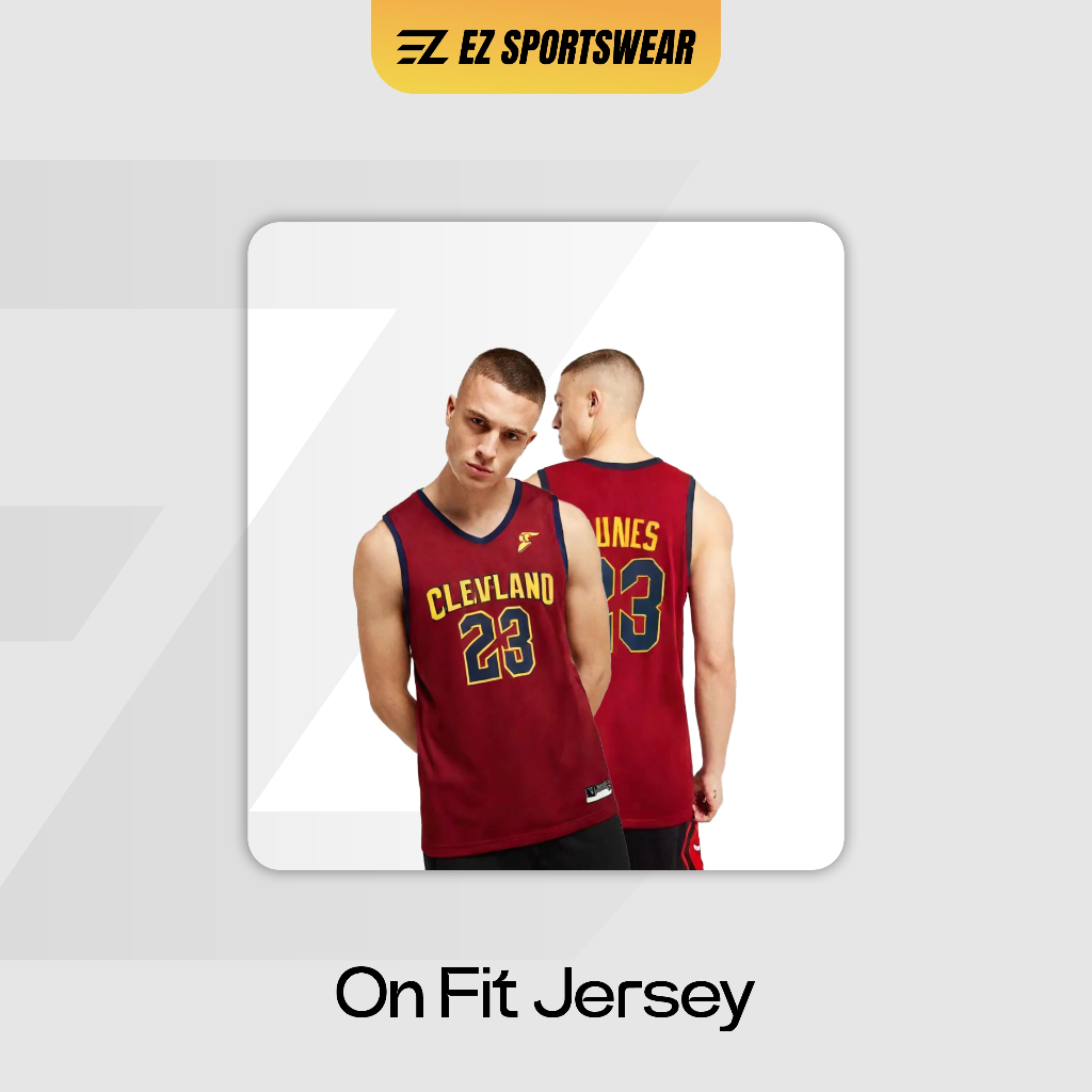 Jual [ORIGINAL] Jersey Lebron James Cleveland Cavaliers #23 MERAH ...