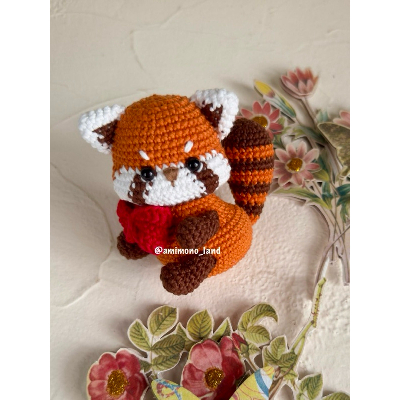 Jual [PO] Red Panda - Gatungan kunci rajut (amigurumi) | Shopee Indonesia