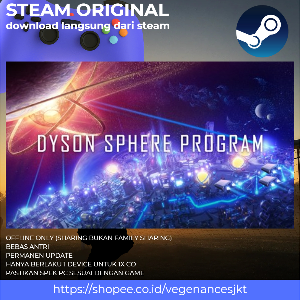 Jual Dyson Sphere Program PC Game Sharing Original + Latest Update ...