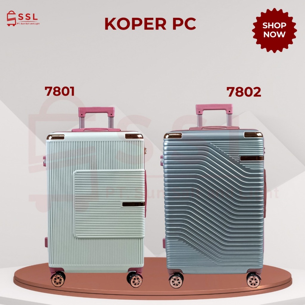 Jual Koper Premium Lokal V7801 V7802 Size 20/24 Policarbonate + Fiber ...