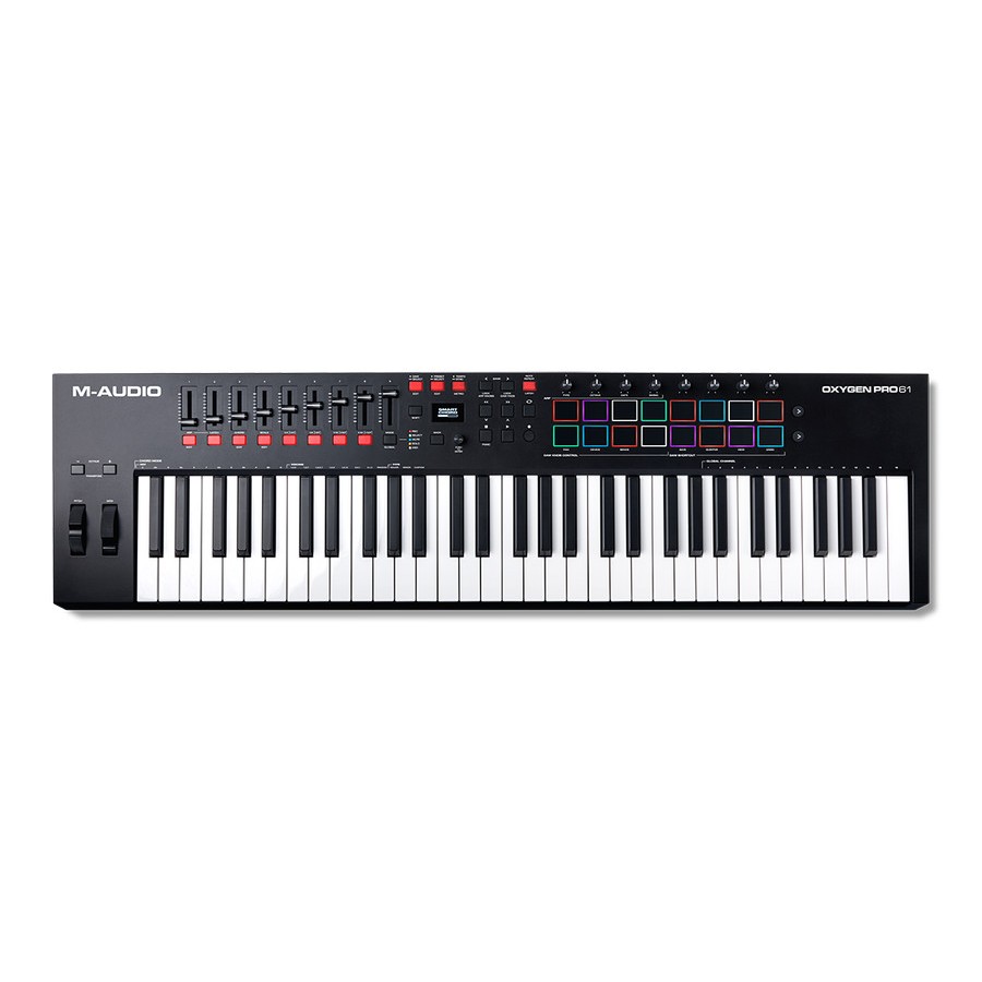 Jual Oxygen Keyboard USB Midi Controller M-Audio Oxygen Pro61 Original ...