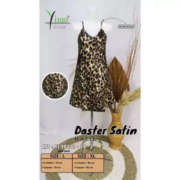 Yesy Fashion Piyama Midi Dress Tidur Wanita Sexy Satin Tanpa Lengan Cantik Korean Style DPS