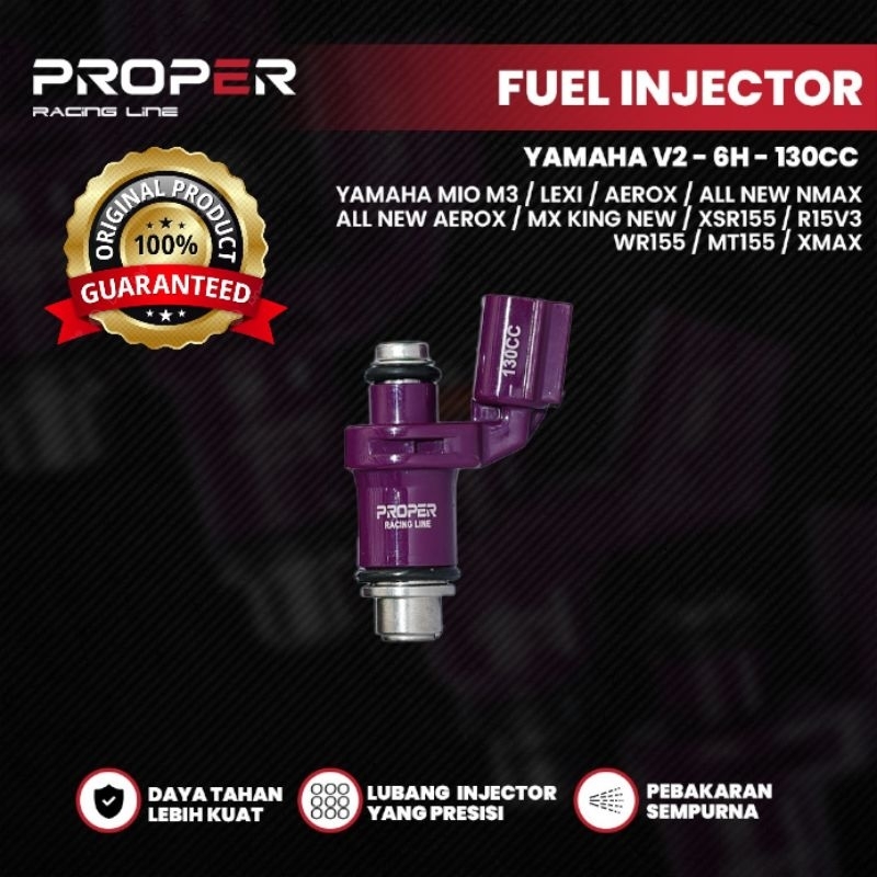 Jual INJECTOR PROPER V2 NMAX NEW/AEROX NEW/MIO M3/XMAX/LEXI 125/WR 155 ...