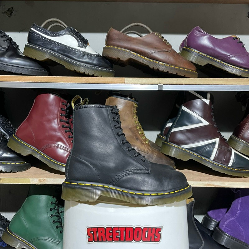 Jual docmart 1460 black nappa dr martens second original size 37 ...
