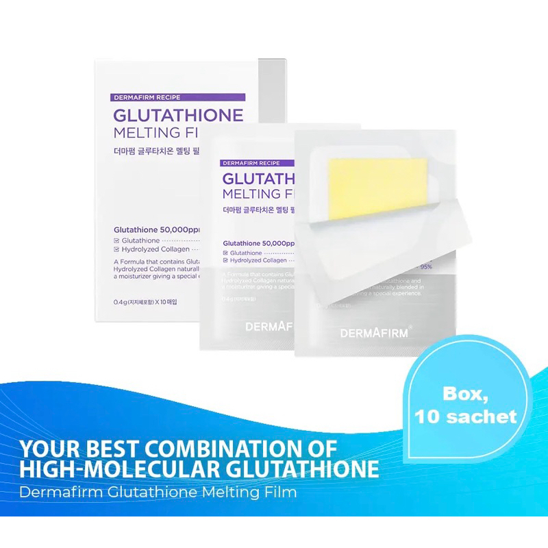 Jual dermafirm glutathione mist 100ml / dermafirm glutathione melting film  isi 10 | Shopee Indonesia