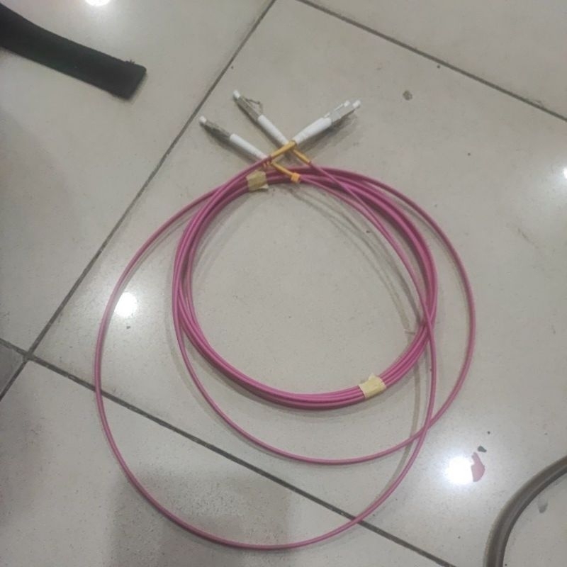 Jual KABEL PATCHCORD OPTIK MULTIMODE OM4 LC LC DUPLEX 3 METER | Shopee ...