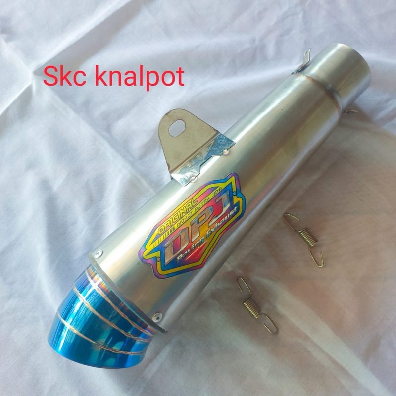 Jual slincer knalpot Dpj emblem pelangi tipe jiksaw corblue dm50mm ...