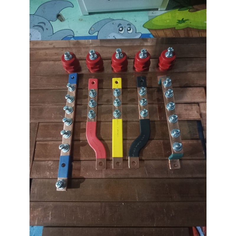 Jual BUSBAR 3×15 RSTN + GROUND PANJANG 15 CM UNTUK MCCB 30A/100A ...