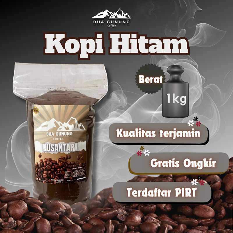 Jual BUBUK KOPI HITAM 1 Kg NUSANTARA | Shopee Indonesia