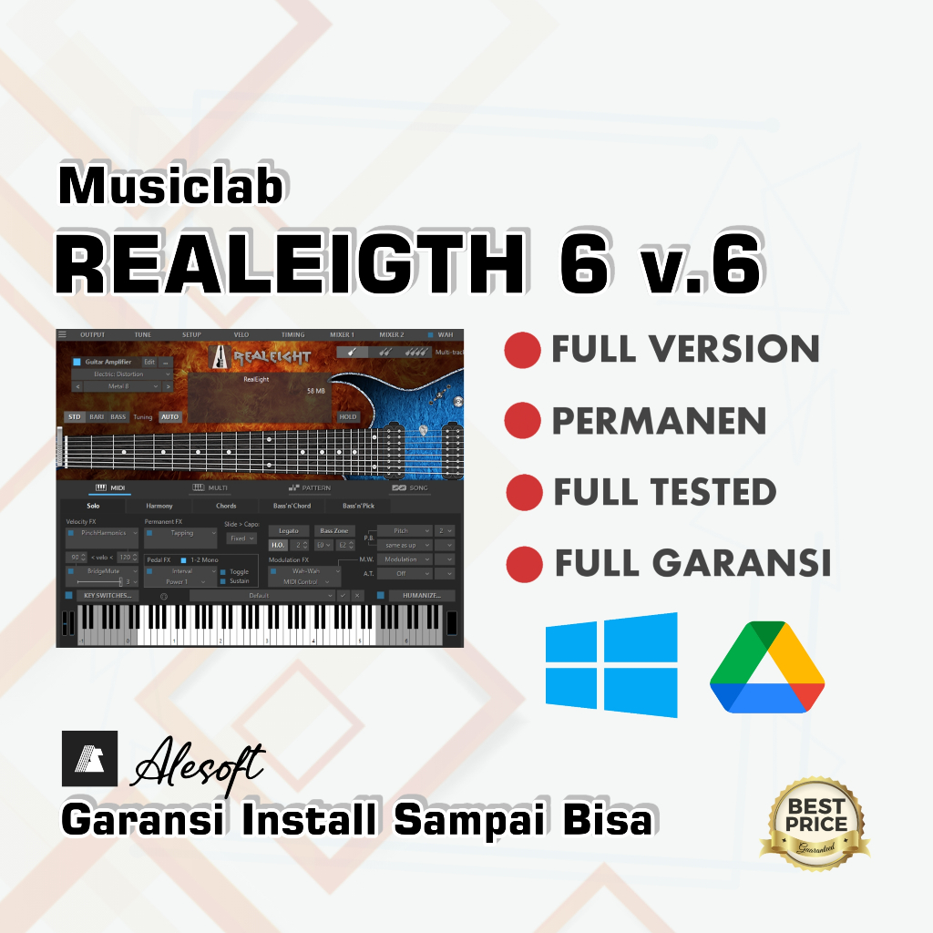 Jual Musiclab RealEight 6 v6 Full Version | FULL ACTIVATED (INSTAL ...