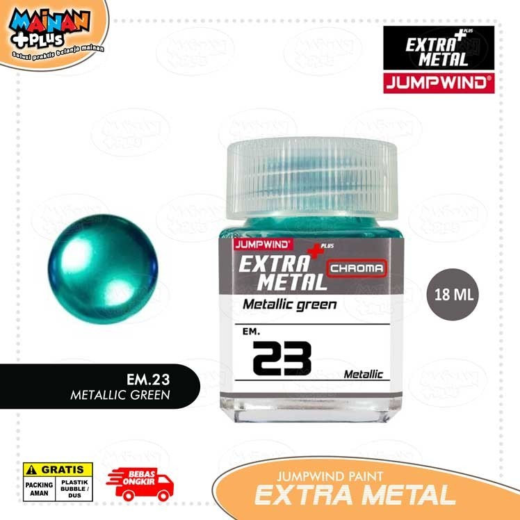 Jual JUMPWIND EXTRA METAL CHROMA EM23 METALLIC GREEN Cat Model Kit ...