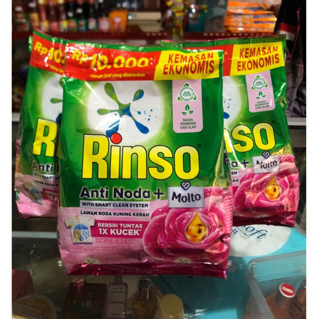 Jual RINSO Deterjen Bubuk 400g | Shopee Indonesia