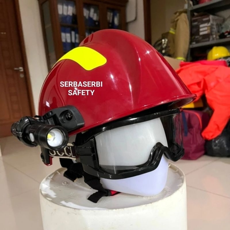 Jual HELM RESCUE PEMADAM ANBEN FIRE F2 SAFETY FIREMAN HELMET PEMADAM ...