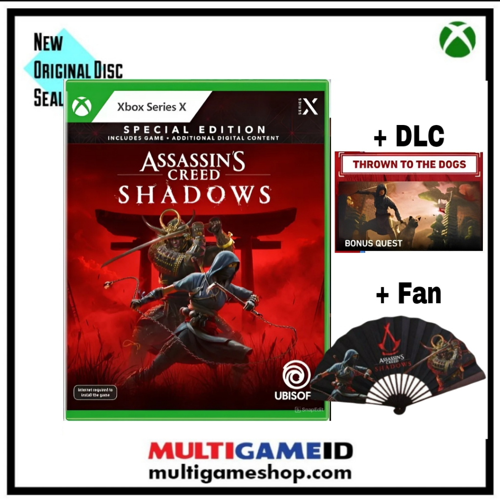 Jual Xbox Series-X Assassin's Creed Shadows Special Edition +DLC +Fan ...