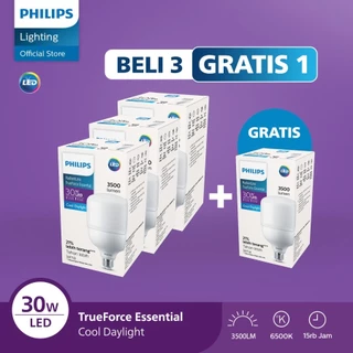 Beli 3 Gratis 1 Philips Lampu Radiantline TrueForce 30W Putih