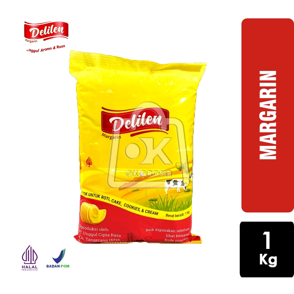 Jual Margarine DELILEN / Butter Replacer / Margarin Aroma Susu [1Kg ...
