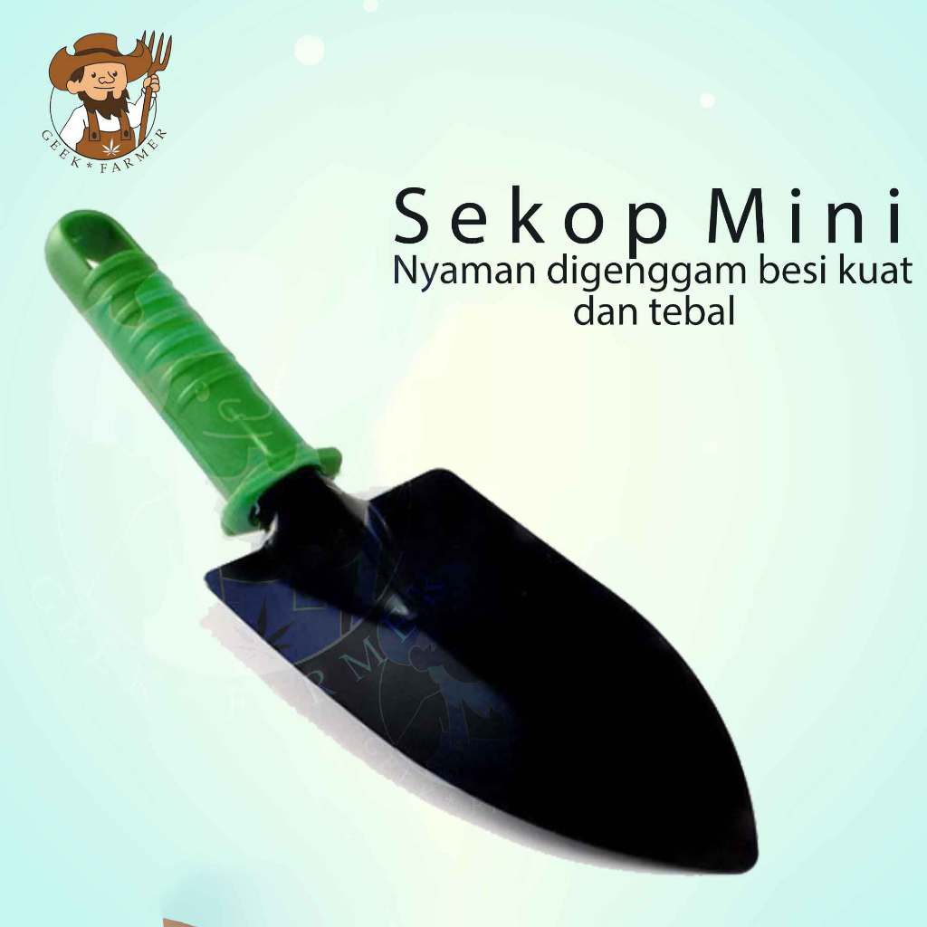Geek Farmer - Sekop Besi Tanaman Kebun Kuat dan Tebal