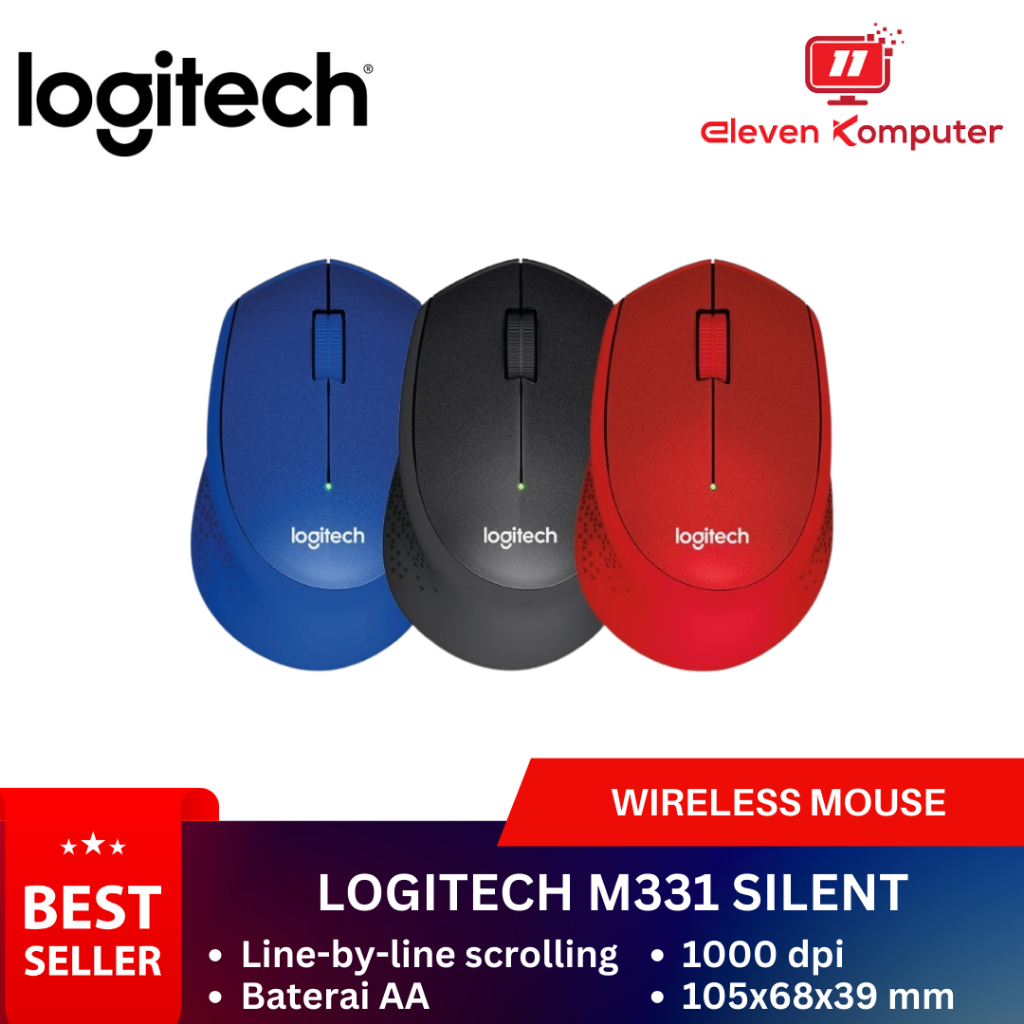 Jual Mouse Wireless Logitech M331 | Shopee Indonesia