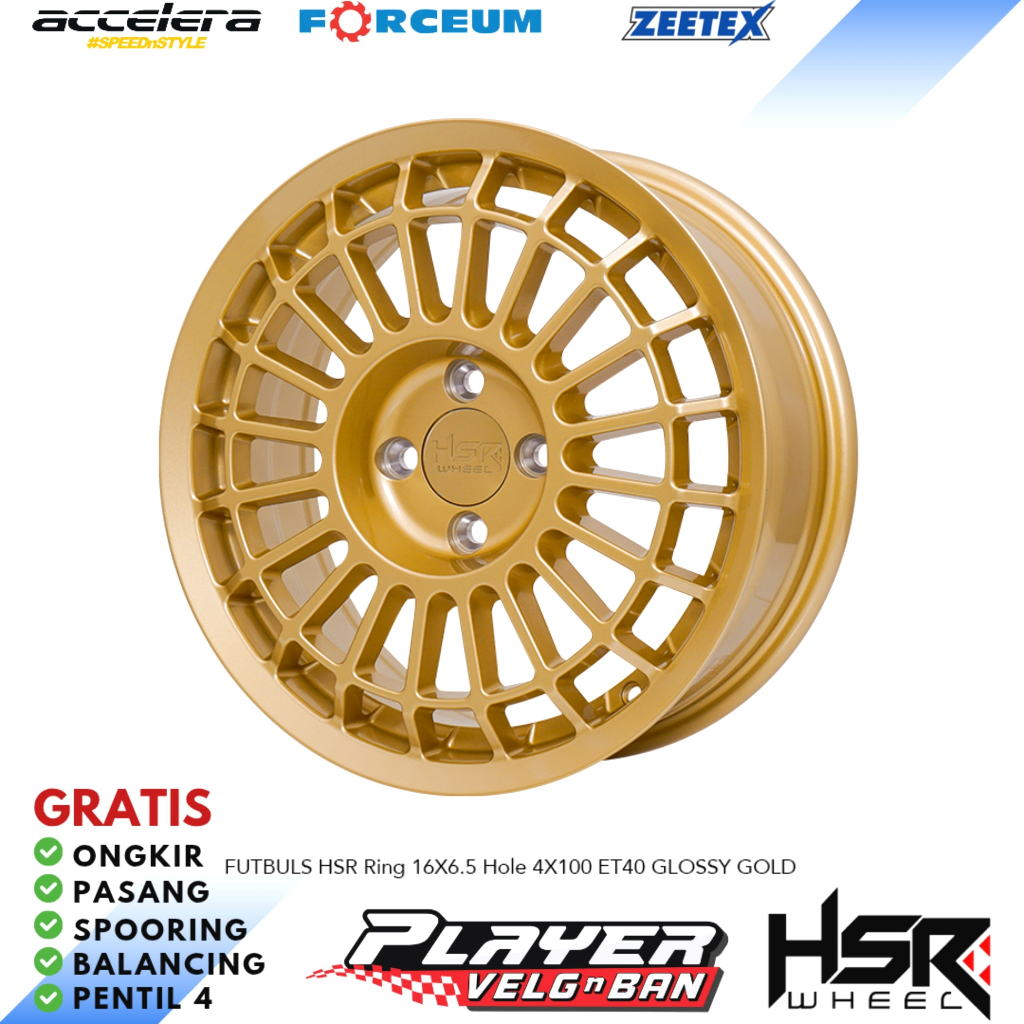 Jual VELG MOBIL RALLY LOOK R16 PCD 4X100 UNTUK AERIO IGNIS SWIFT BRIO ...