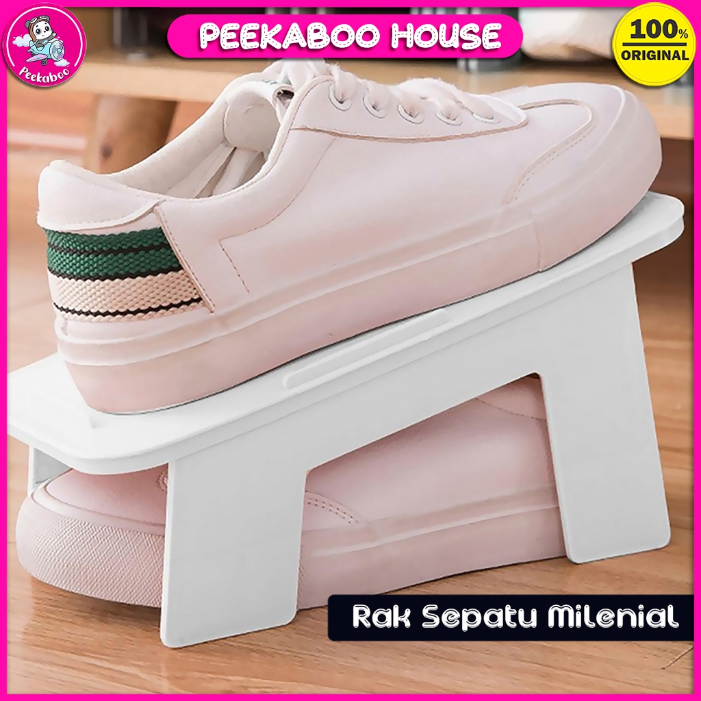 Jual Shoe Rack Organizer Double layer Rak Sepatu Susun Foldable ...