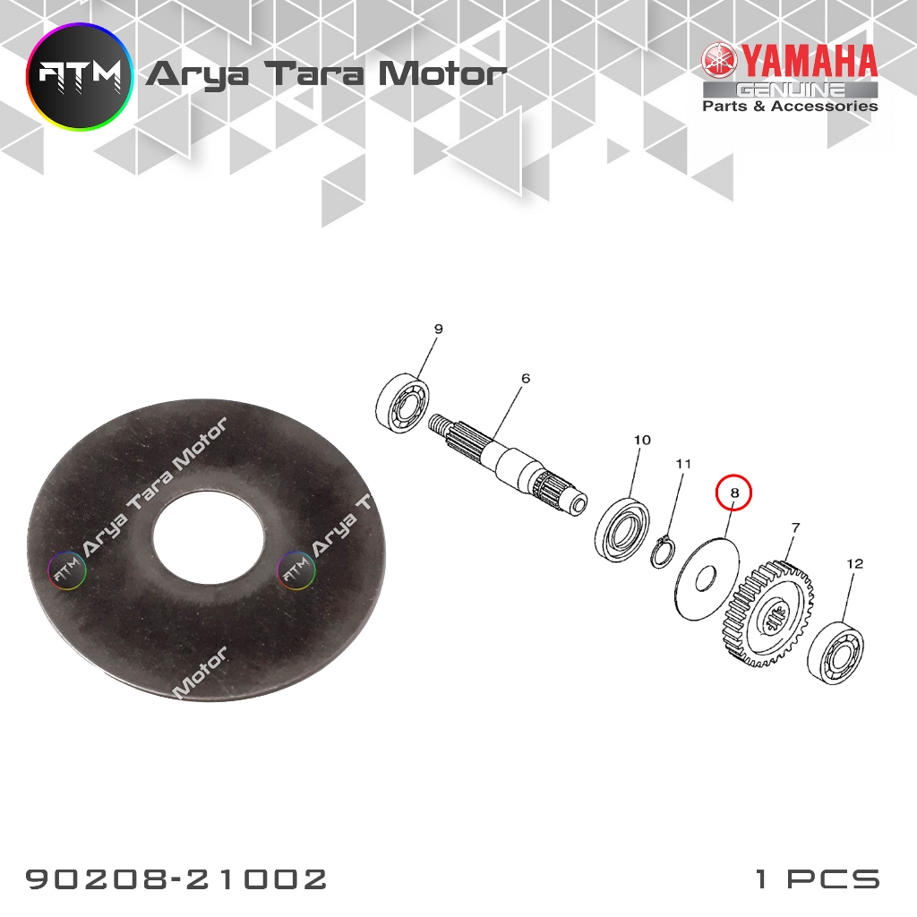 Jual Ring Plat Rasio As Roda Blk Mio Old/ Mio Sporty Smile, Soul Karbu ...