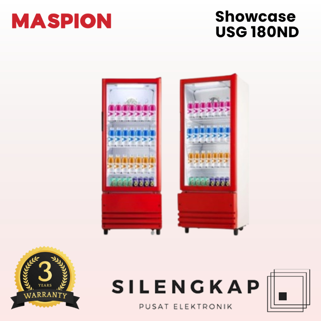 Jual SHOWCASE UCHIDA / MASPION USG-180ND SHOWCASE 3 RAK (NEW) GARANSI ...