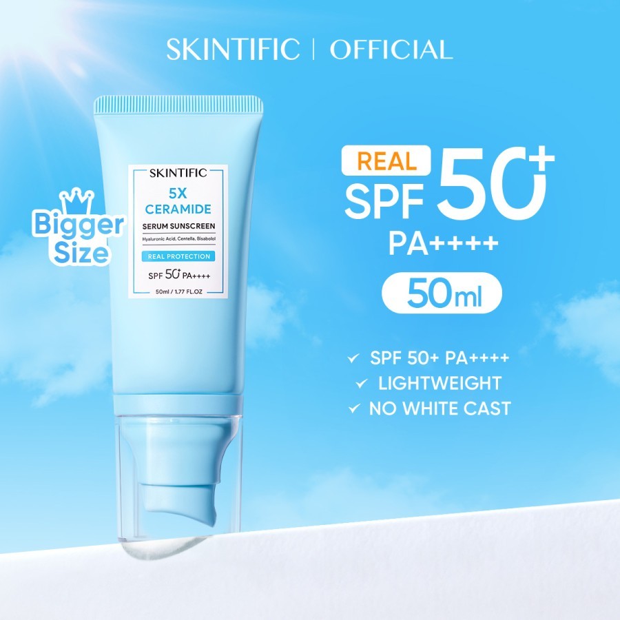 Jual EXP 09.2027 Skintific 5X Ceramide Serum Sunscreen SPF50 PA ...