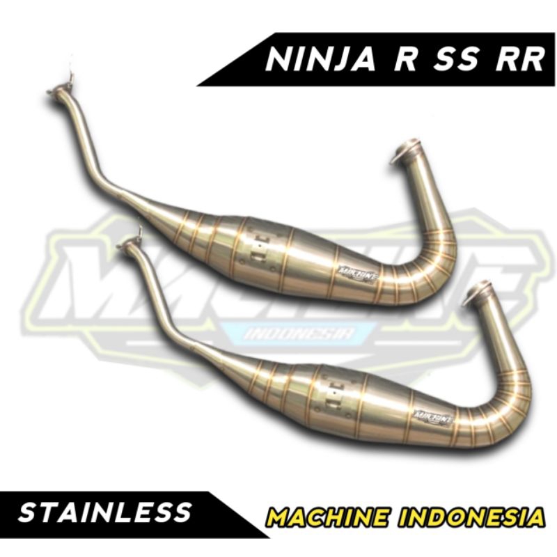 Jual CHAMBER PERUT KNALPOT NINJA R SS RR FULL STAINLESS COBRA MEDIUM ...