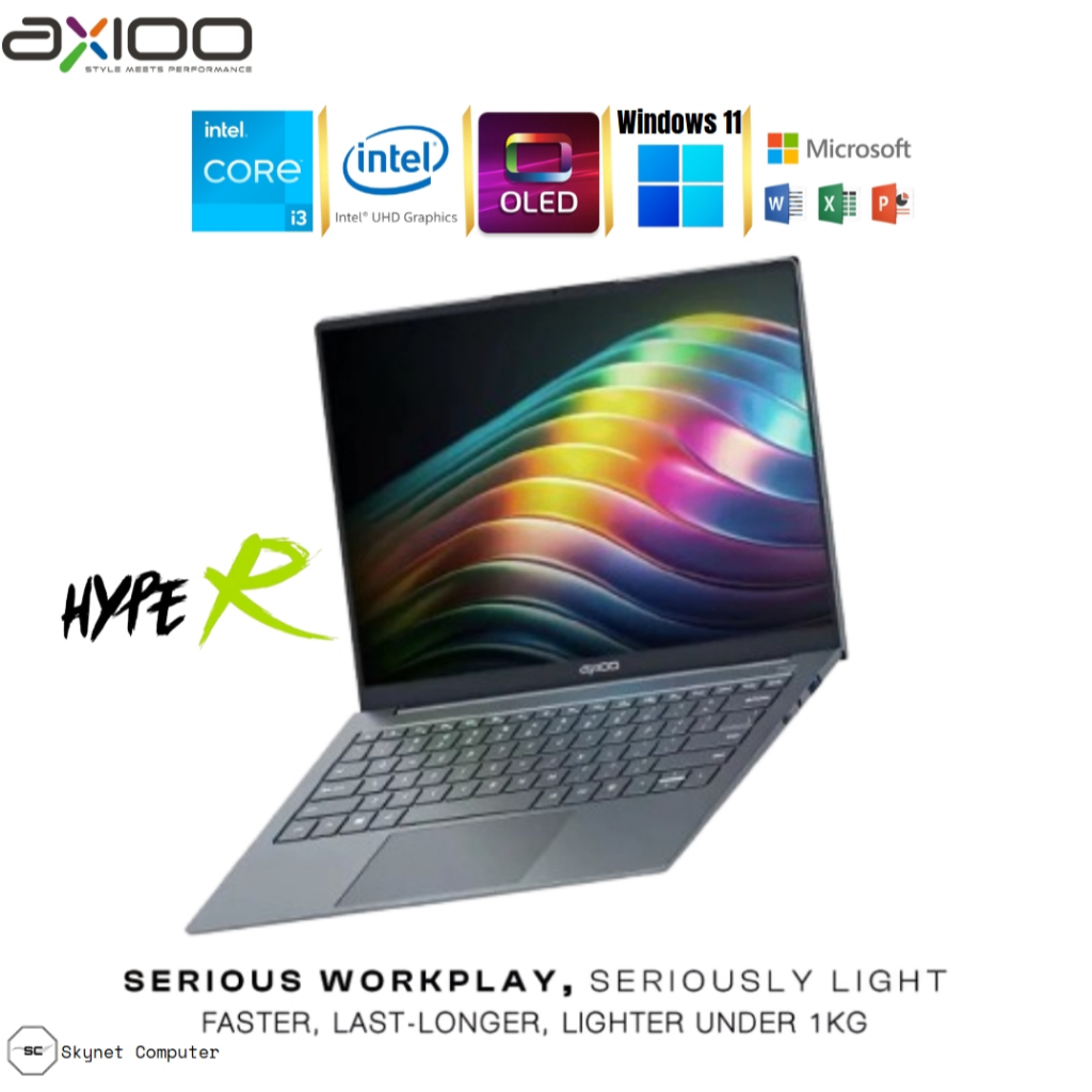 Jual AXIOO Hype R3 Oled Intel Core i3 1215U Ram24Gb Ssd1Tb Under 1Kg 14 ...