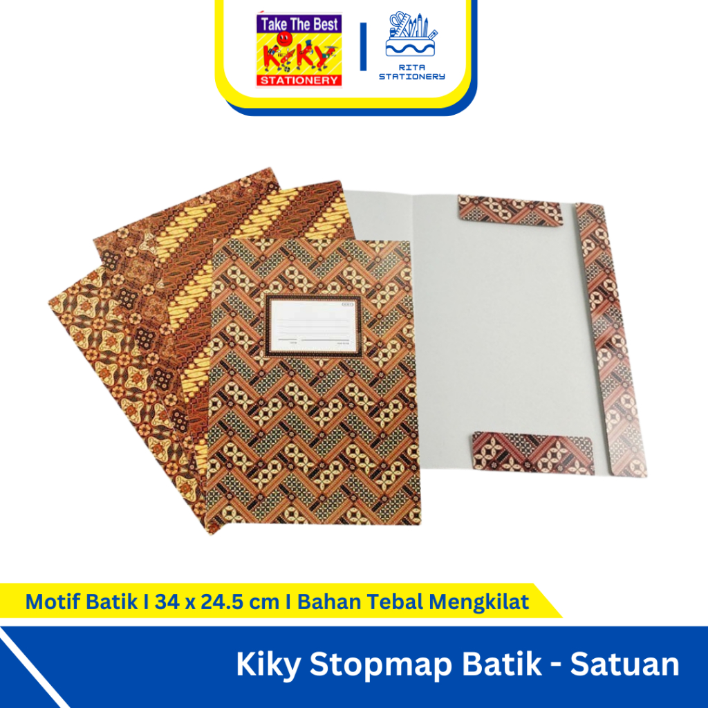 Jual Stopmap Batik Kiky Map Folio Kertas Motif Batik Satuan Eceran ...