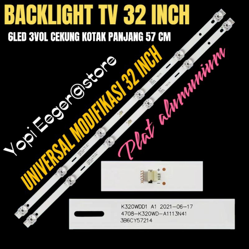 Jual BACKLIGHT TV LCD LED 32 INCH UNIVERSAL MODIFIKASI UNTUK TV 32 INCH ...