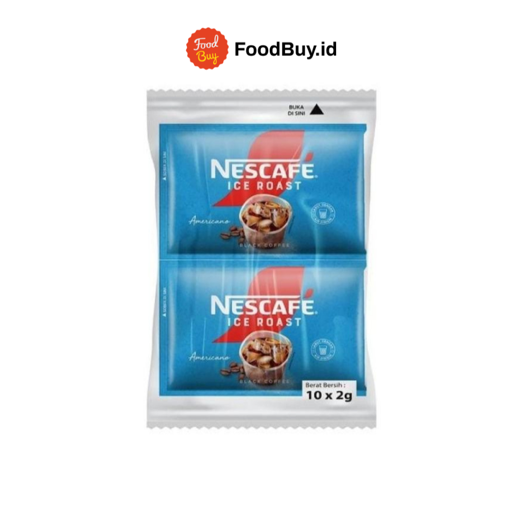 Jual Paket 1 Renteng - Nescafe Ice Roast Americano Kopi Hitam Instan ...