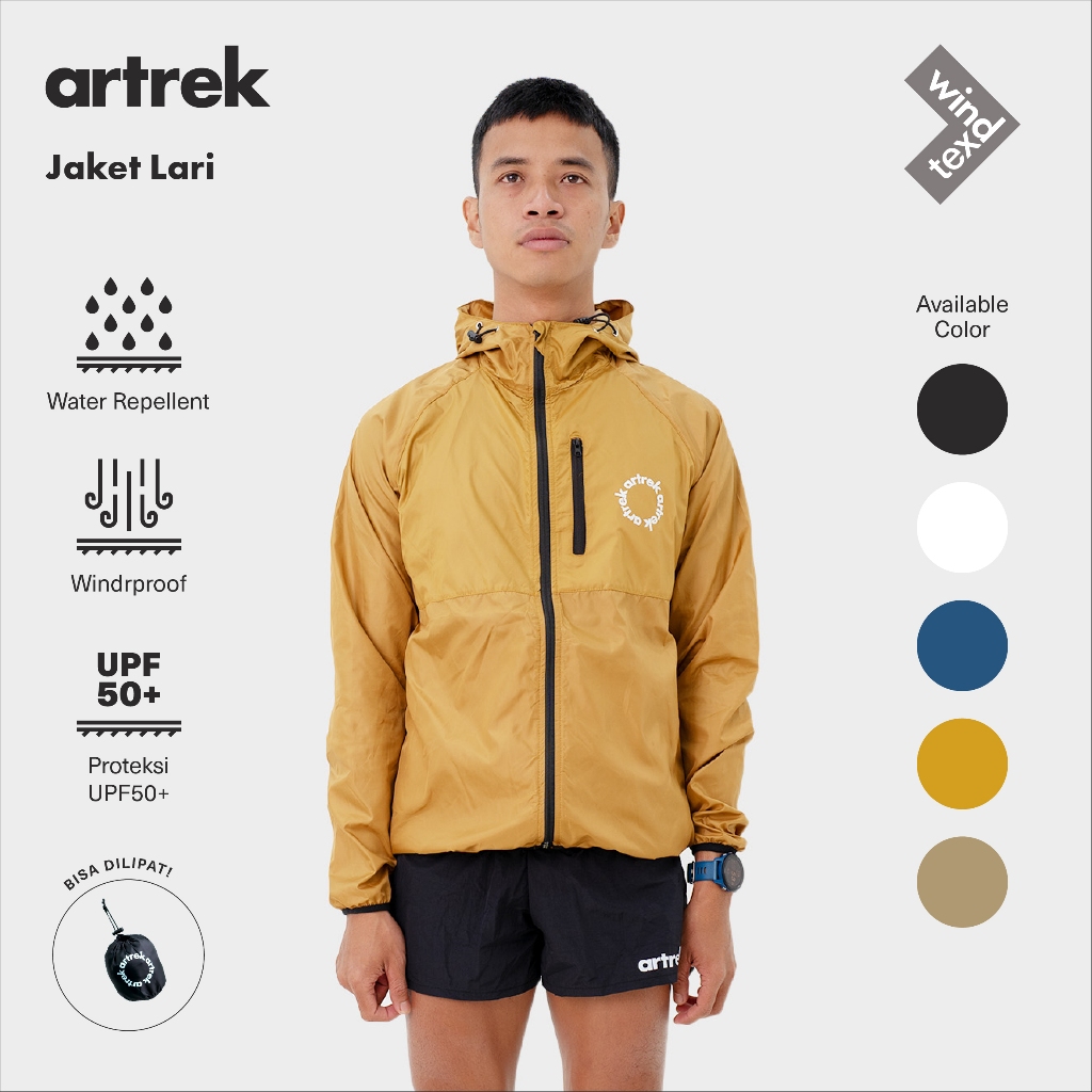 Jual Artrek Seri Lite Jaket Olahraga TOBACCO UNISEX Lari Lipat ...
