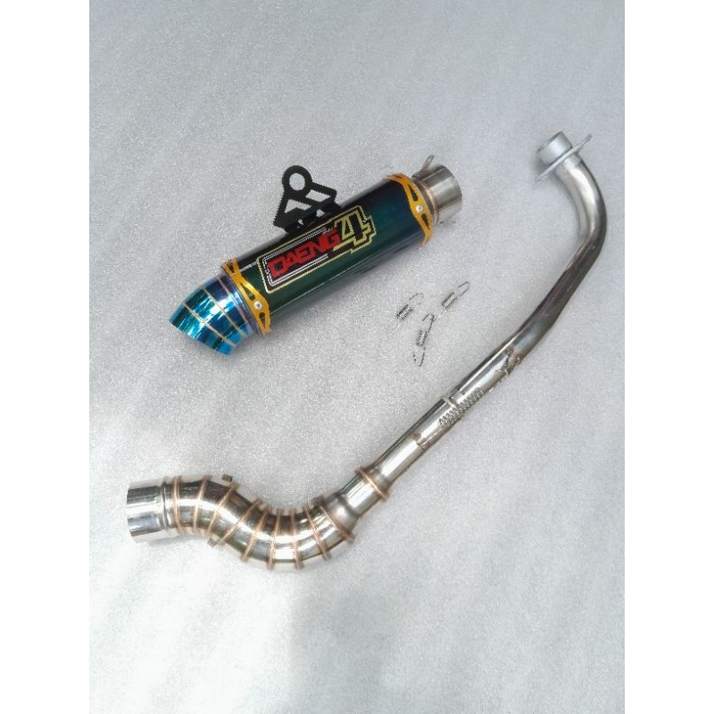 Jual Daeng sai4 Pipe canister conical open specs exhaust pipe for Wave ...