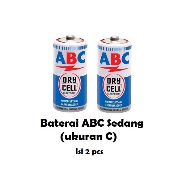 Jual ABC Baterai Tanggung R14 (Isi 2 Pcs) | Shopee Indonesia
