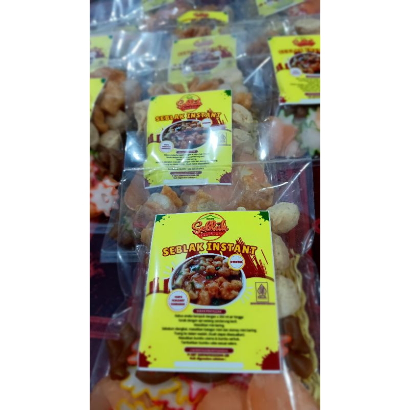 Jual Seblak Instant by Waroeng Seblak Pasundan enak gurih | Shopee ...